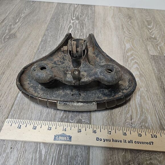 Persons Vintage Permco Dual Springs Saddle Seat Cruiser Colorblock Brown Tan - Picture 8 of 8